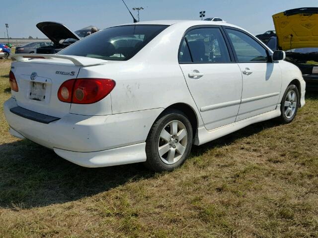 1NXBR32E07Z927149 - 2007 TOYOTA COROLLA CE WHITE photo 4