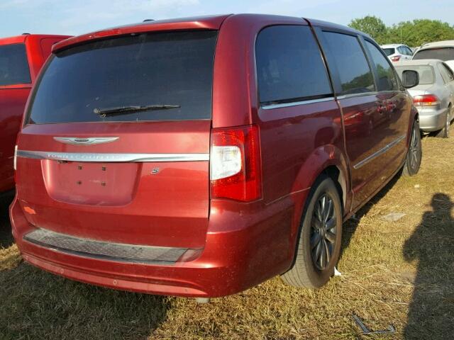 2C4RC1HG4ER361282 - 2014 CHRYSLER TOWN & COU MAROON photo 4