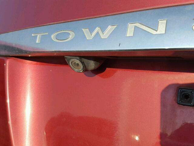 2C4RC1HG4ER361282 - 2014 CHRYSLER TOWN & COU 栗色 照片 9