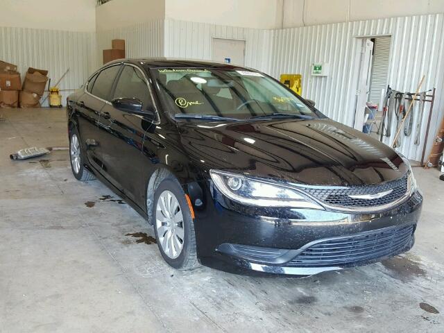 1C3CCCFB6FN560894 - 2015 CHRYSLER 200 LX BLACK photo 1