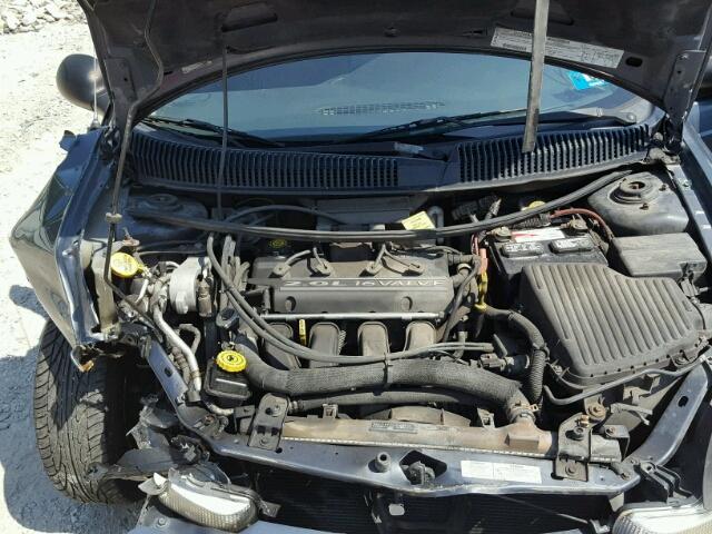 1B3ES46C21D187875 - 2001 DODGE NEON SE BLUE photo 7