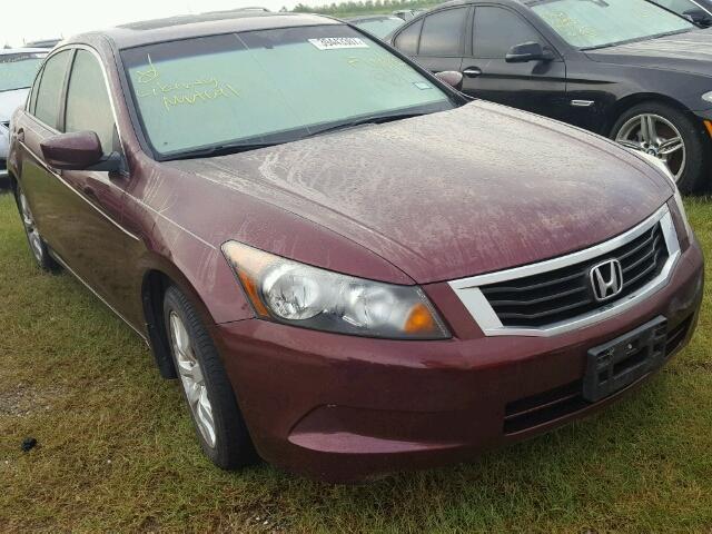 JHMCP26708C046445 - 2008 HONDA ACCORD MAROON photo 1