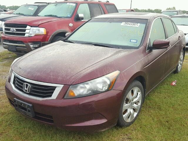 JHMCP26708C046445 - 2008 HONDA ACCORD MAROON photo 2