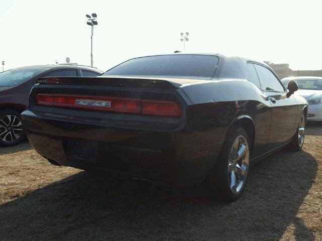 2C3CDYBT7DH524338 - 2013 DODGE CHALLENGER BLACK photo 4