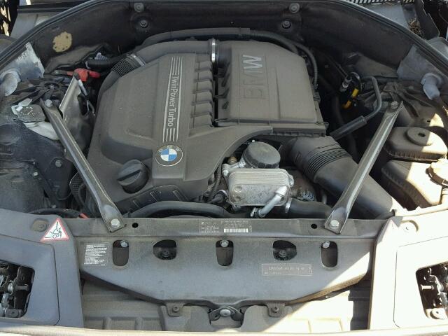 WBASP2C56BC338038 - 2011 BMW 535 CHARCOAL photo 7