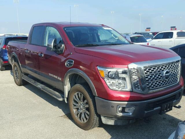 1N6BA1F44GN509816 - 2016 NISSAN TITAN XD S RED photo 1