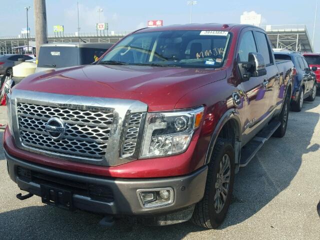 1N6BA1F44GN509816 - 2016 NISSAN TITAN XD S RED photo 2