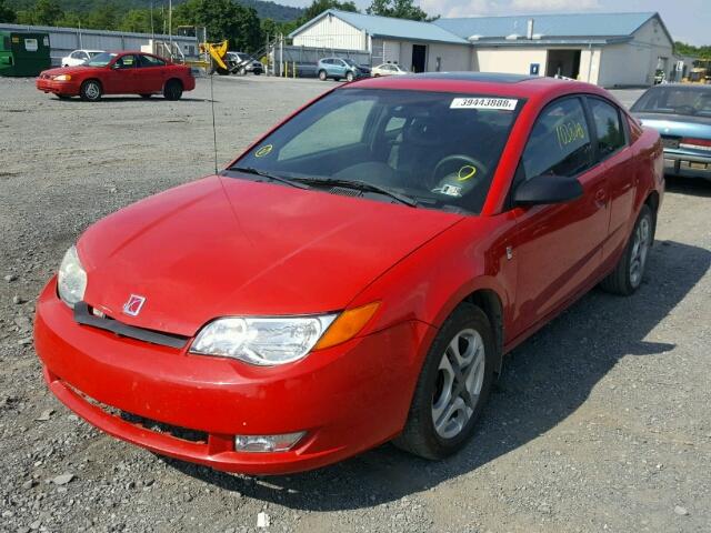 1G8AV12F53Z199943 - 2003 SATURN ION LEVEL RED photo 2