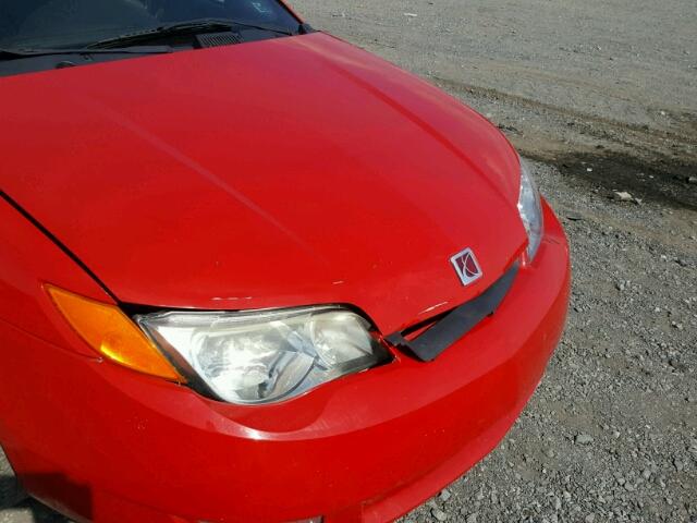 1G8AV12F53Z199943 - 2003 SATURN ION LEVEL RED photo 9