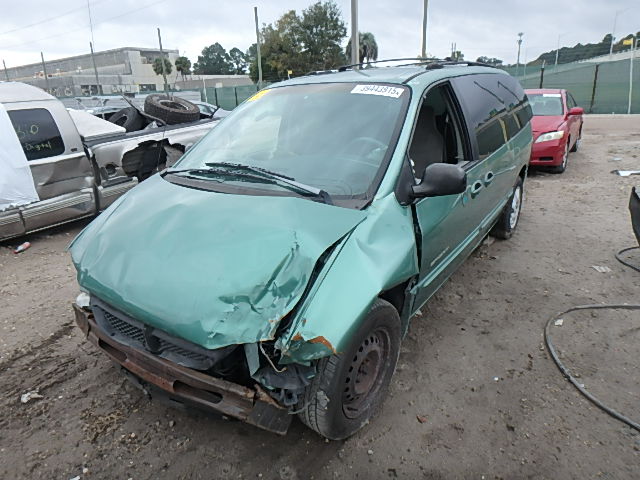 2B4GP44G9XR305468 - 1999 DODGE GRAND CARA GREEN photo 2