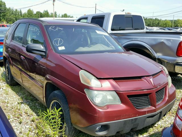 3G7DA03E64S519394 - 2004 PONTIAC AZTEK RED photo 1