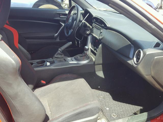 JF1ZNAA12D2733527 - 2013 TOYOTA SCION FR-S RED photo 5