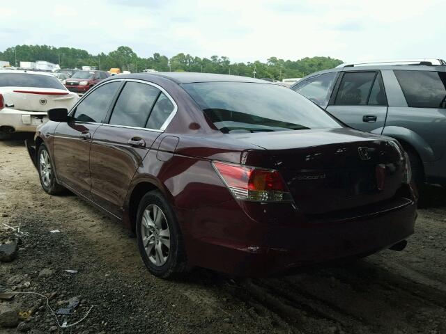 1HGCP26418A064098 - 2008 HONDA ACCORD LX- BURGUNDY photo 3