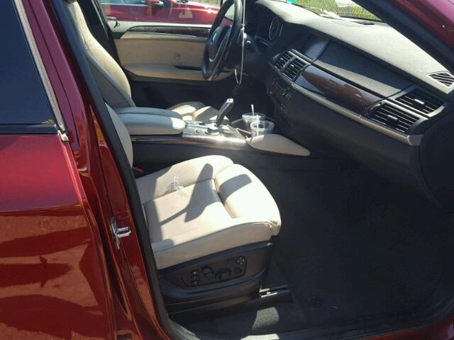 5UXFG43569L224291 - 2009 BMW X6 XDRIVE3 Rot Foto 5