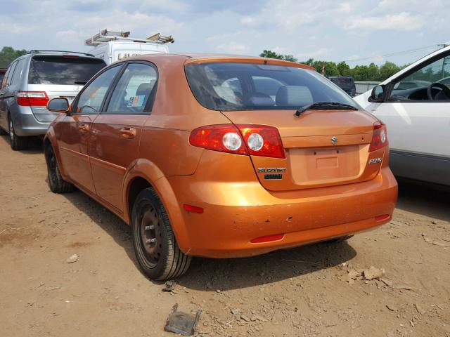 KL5JD66Z07K551292 - 2007 SUZUKI RENO BASE ORANGE photo 3