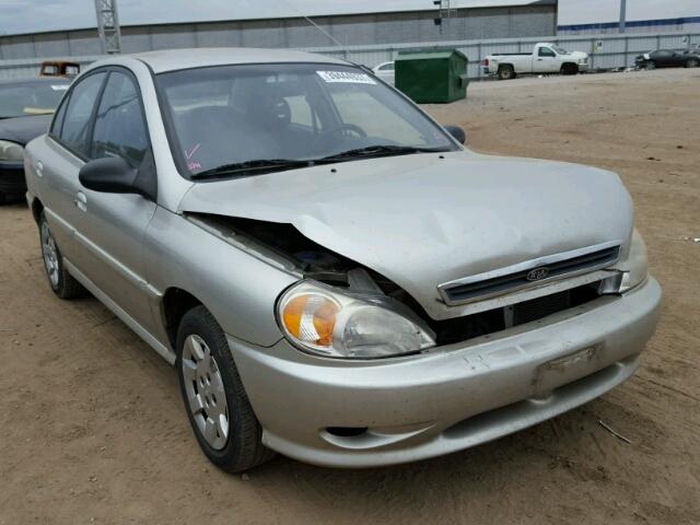 KNADC123426185074 - 2002 KIA RIO SILVER photo 1