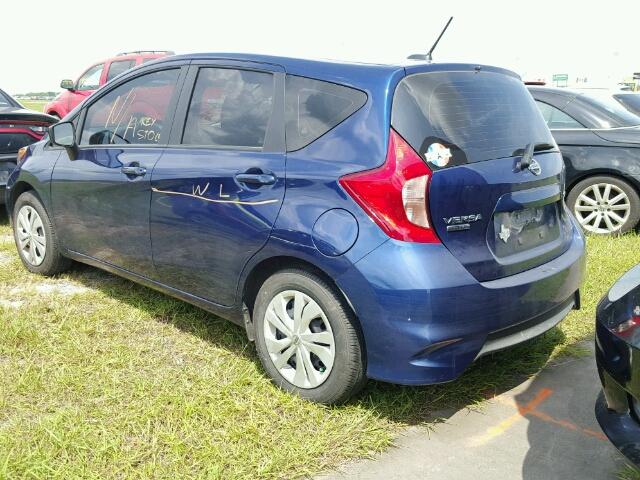 3N1CE2CPXHL355391 - 2017 NISSAN VERSA NOTE BLUE photo 3