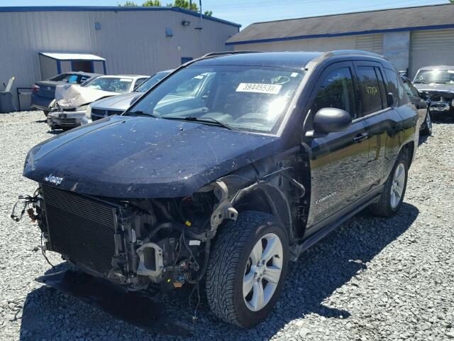 1C4NJCBB0DD246628 - 2013 JEEP COMPASS SP BLACK photo 2