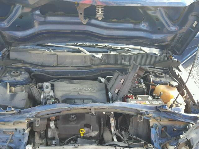 2CNDL53F786305144 - 2008 CHEVROLET EQUINOX LT BLUE photo 7