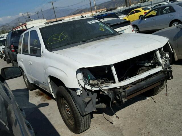 1GNES13H272151354 - 2007 CHEVROLET TRAILBLAZE WHITE photo 1