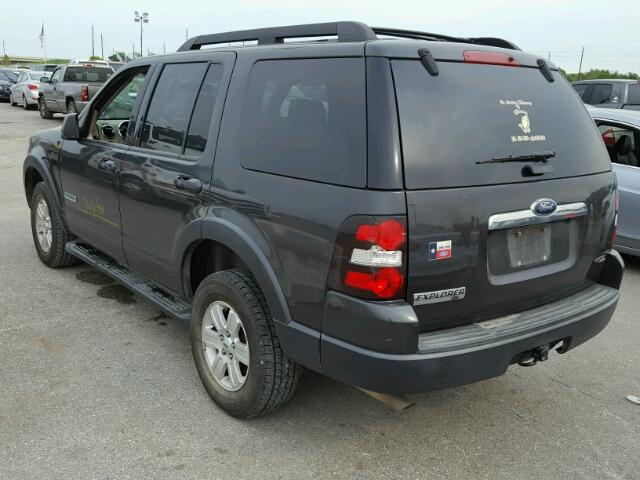 1FMEU63E67UB86579 - 2007 FORD EXPLORER X GRAY photo 3