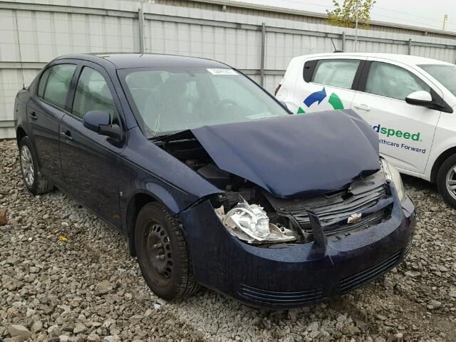 1G1AT58H697171688 - 2009 CHEVROLET COBALT LT BLUE photo 1