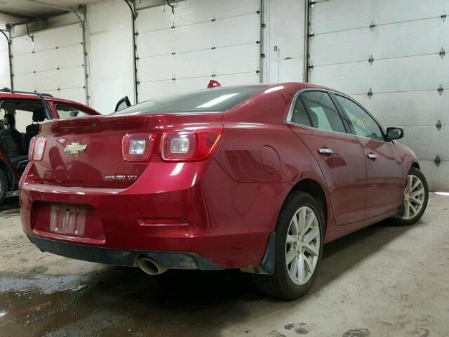 1G11H5SL0EU121489 - 2014 CHEVROLET MALIBU LTZ 红色 照片 4