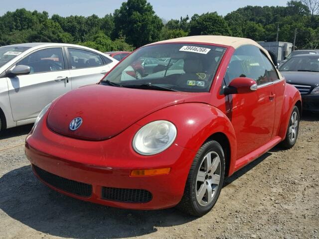 3VWRF31Y36M327068 - 2006 VOLKSWAGEN NEW BEETLE 红色 照片 2