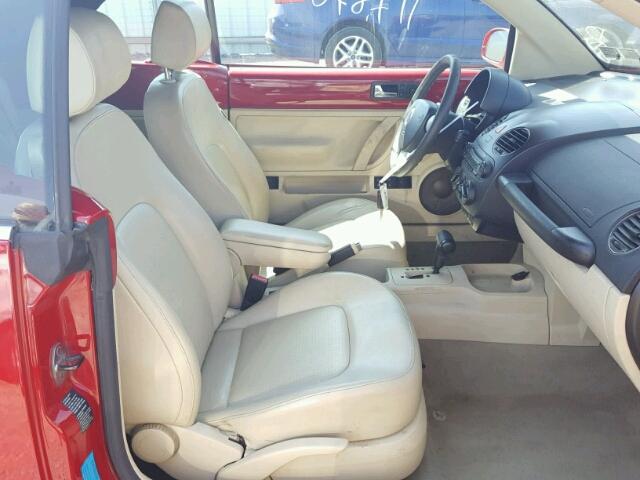 3VWRF31Y36M327068 - 2006 VOLKSWAGEN NEW BEETLE 红色 照片 5