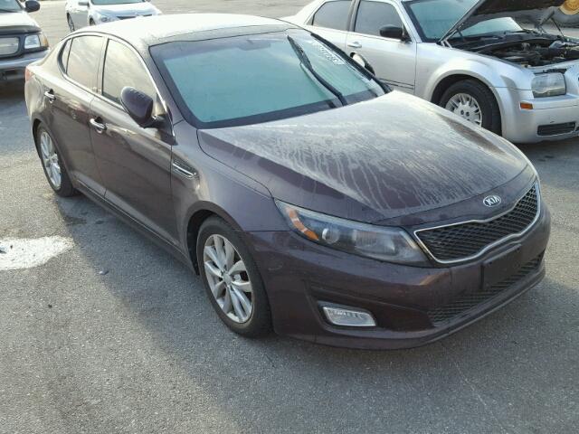 5XXGN4A70EG310786 - 2014 KIA OPTIMA EX BURGUNDY photo 1