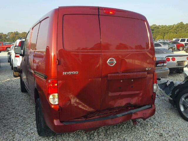 3N6CM0KN8FK692596 - 2015 NISSAN NV 200 2.5 BURGUNDY photo 3