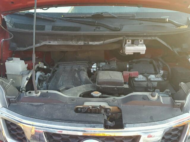 3N6CM0KN8FK692596 - 2015 NISSAN NV 200 2.5 BURGUNDY photo 7