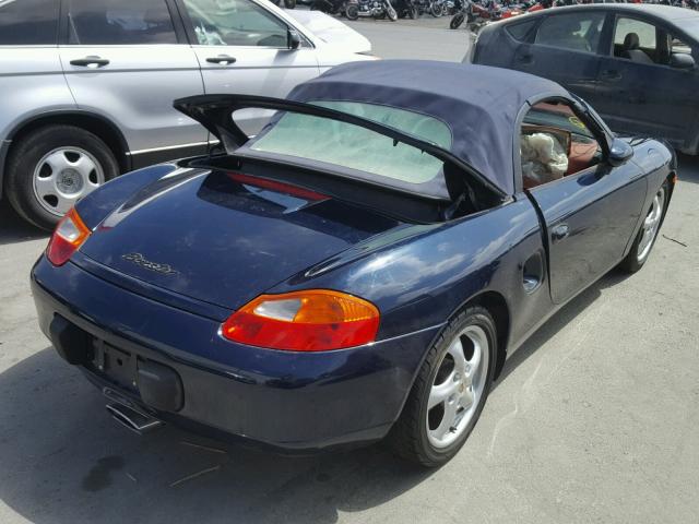 WP0CA2984XU622683 - 1999 PORSCHE BOXSTER BLUE photo 4