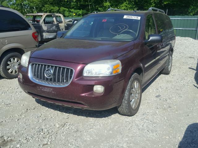 5GADX33L16D238785 - 2006 BUICK TERRAZA CX BURGUNDY photo 2