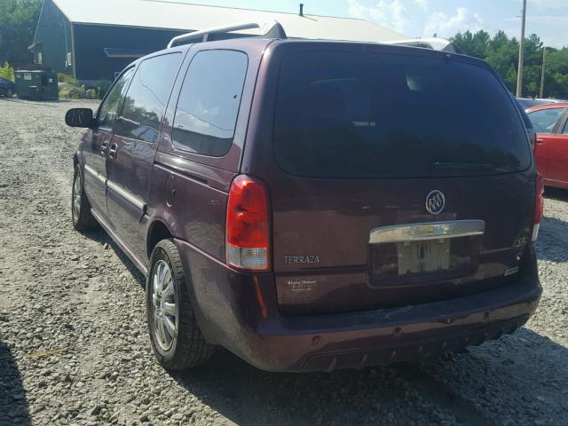 5GADX33L16D238785 - 2006 BUICK TERRAZA CX BURGUNDY photo 3