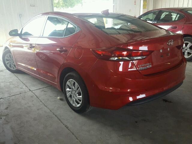 5NPD74LF3HH088691 - 2017 HYUNDAI ELANTRA SE BURGUNDY photo 3