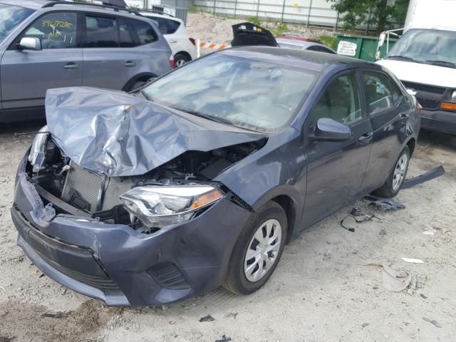 2T1BPRHEXEC153376 - 2014 TOYOTA COROLLA EC 灰色 照片 2