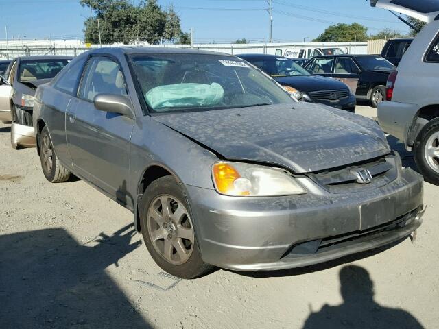 1HGEM22943L022136 - 2003 HONDA CIVIC EX SILVER photo 1