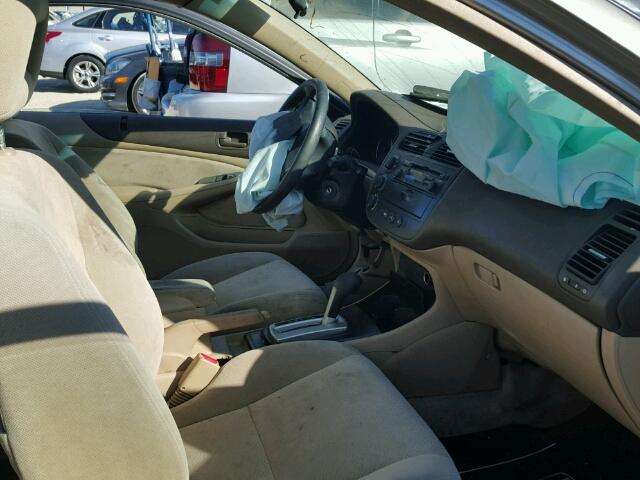 1HGEM22943L022136 - 2003 HONDA CIVIC EX 银色 照片 5