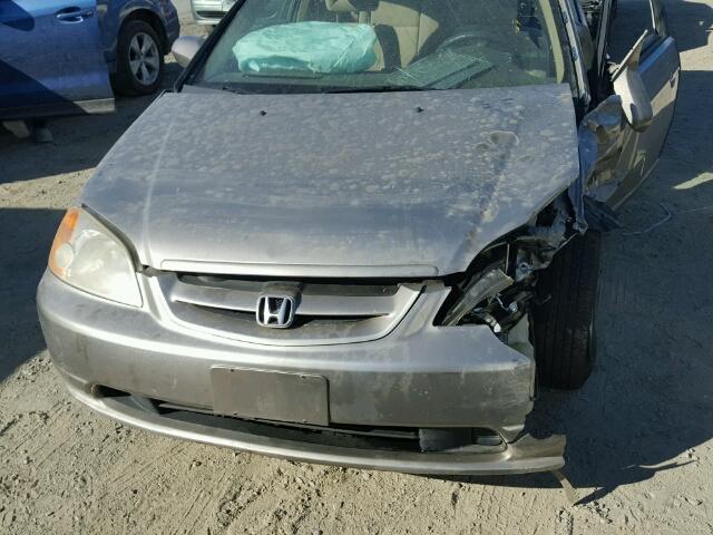 1HGEM22943L022136 - 2003 HONDA CIVIC EX 银色 照片 7