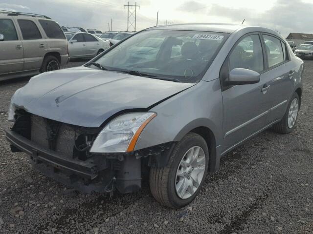 3N1AB6AP9CL671920 - 2012 NISSAN SENTRA GRAY photo 2