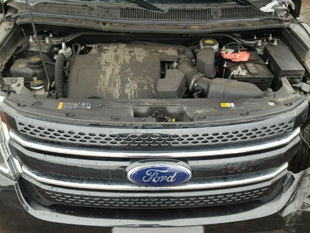 1FM5K8F82FGB15335 - 2015 FORD EXPLORER L BLACK photo 7