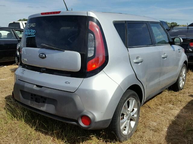 KNDJP3A53E7714926 - 2014 KIA SOUL + SILVER photo 4