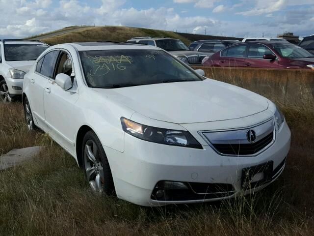 19UUA8F77CA009599 - 2012 ACURA TL WHITE photo 1