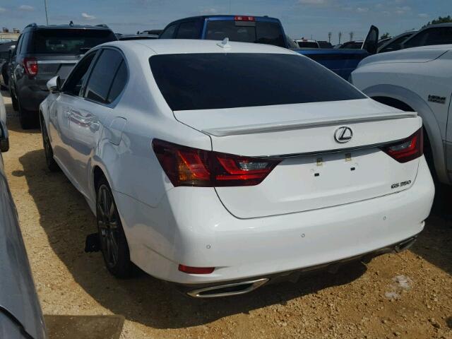 JTHBE1BL9E5040223 - 2014 LEXUS GS 白色 照片 3
