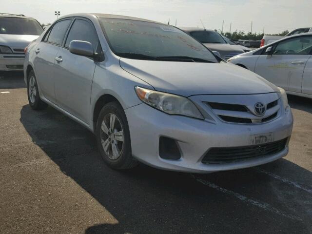 JTDBU4EE2B9164034 - 2011 TOYOTA COROLLA BA SILVER photo 1