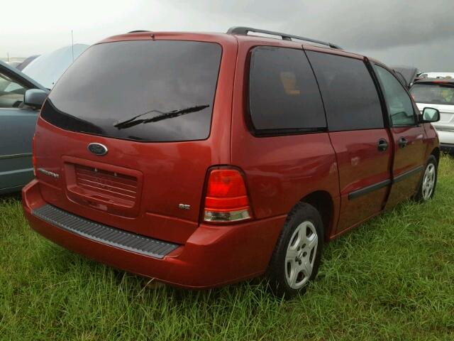 2FMDA51655BA36802 - 2005 FORD FREESTAR S MAROON photo 4