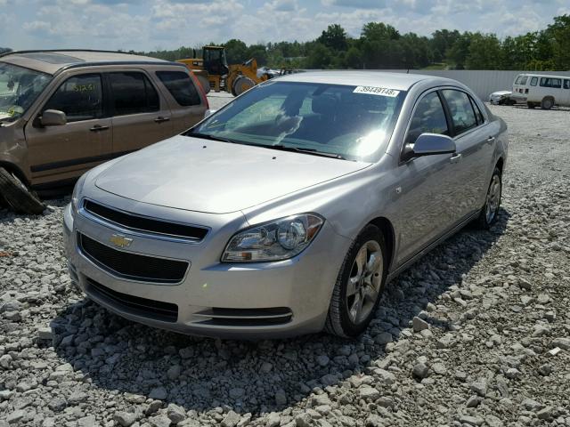 1G1ZH57B18F286477 - 2008 CHEVROLET MALIBU 1LT 银色 照片 2