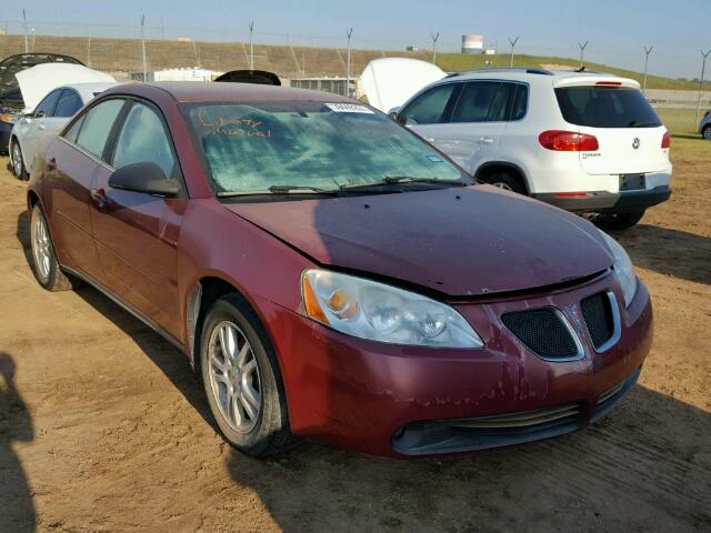 1G2ZG528954120645 - 2005 PONTIAC G6 BURGUNDY photo 1