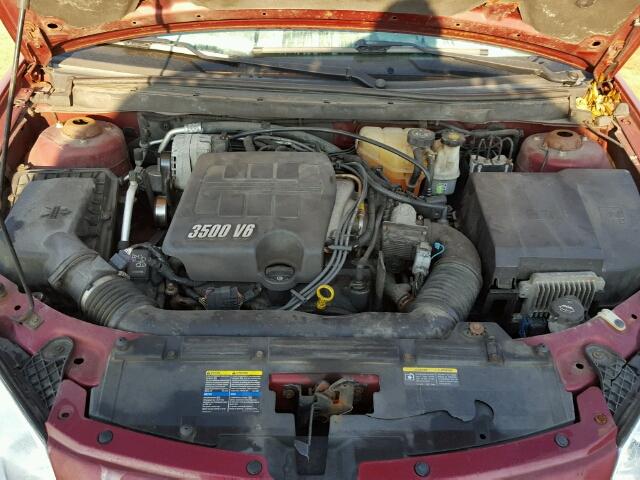 1G2ZG528954120645 - 2005 PONTIAC G6 BURGUNDY photo 7